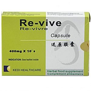 Revive Men's Penis Rock Hard Erection Tablets- 10 Capsules(X2)